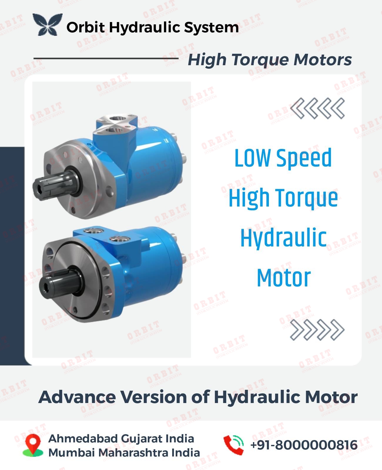 OMRX-80 11185474 White Hydraulic Motor In Ahmedabad Mumbai Pune Chennai Indore Jaipur Delhi Kolkata Vasai Thane Coimbatore India